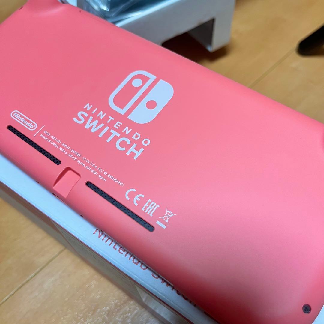 Nintendo Switch Lite　ピンク本体　箱付き