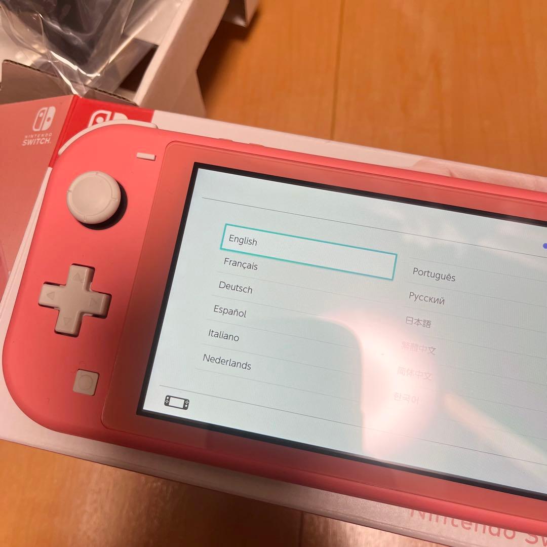 Nintendo Switch Lite　ピンク本体　箱付き