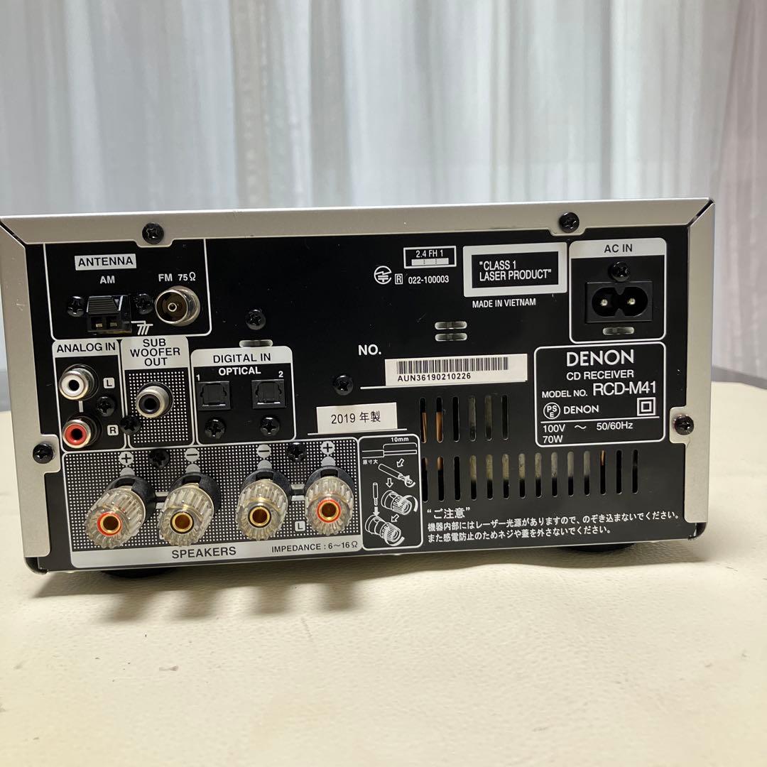 DENON CD-RECEIVER RCD-M41SP 整備動作品 2019年製