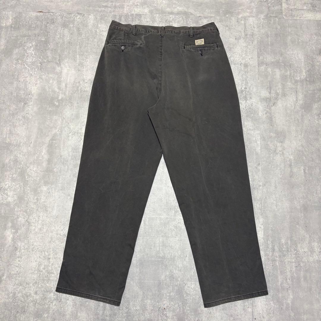 90s ポロバイラルフローレン　USA製 ポロチノ　チノパン　初期タグ　フェード