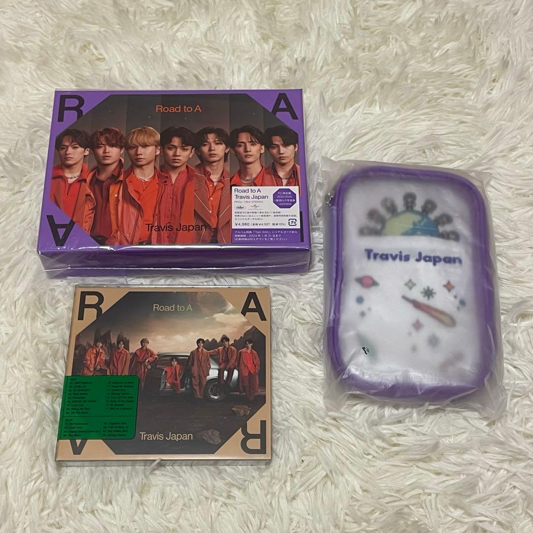 Travis Japan　Rord to A　FC限定盤　初回J盤　ポーチセット