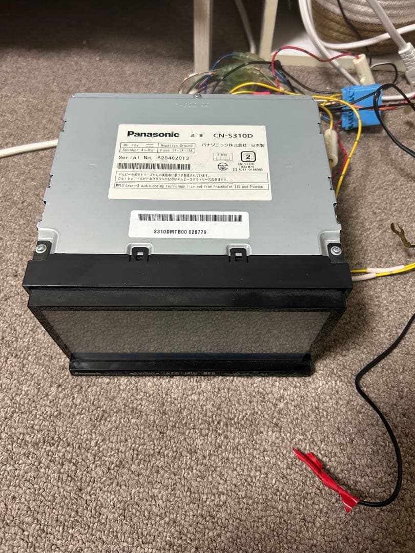 Panasonic ストラーダ CN-S310D 2012年地図