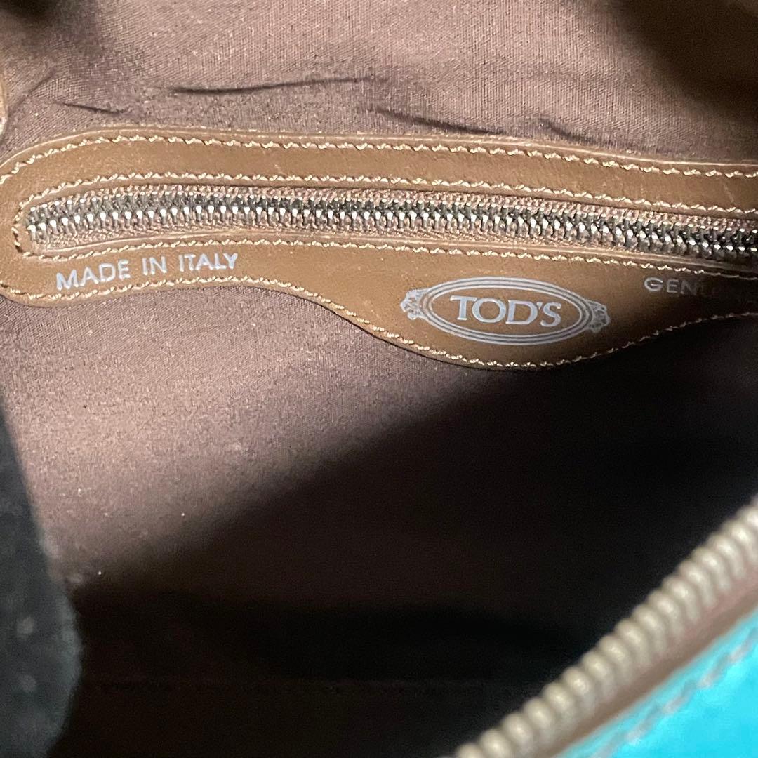 トッズ ショルダーバッグ 肩掛け ワンハンドルバッグ バイカラー 保存袋付き