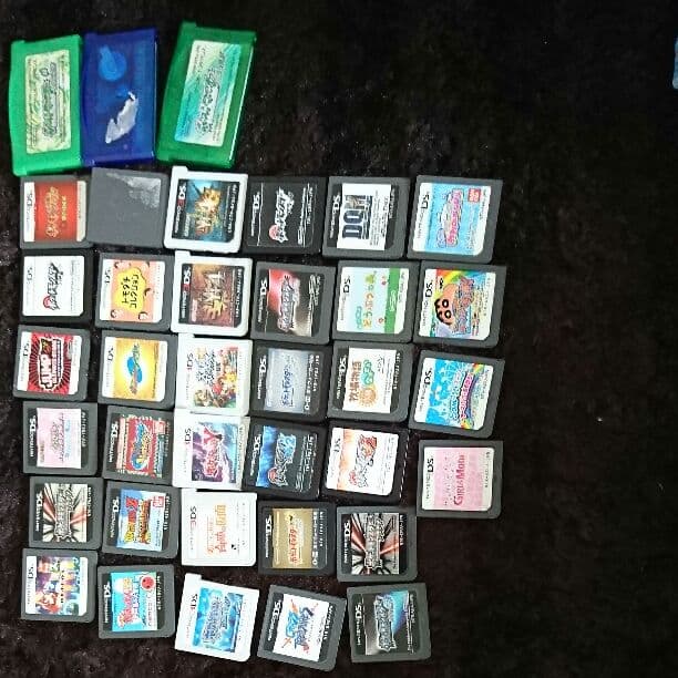 3DS本体とゲームカセット