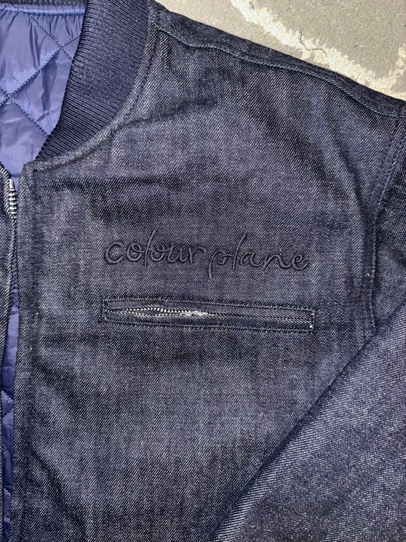 colour plane ジャケット ダークデニム