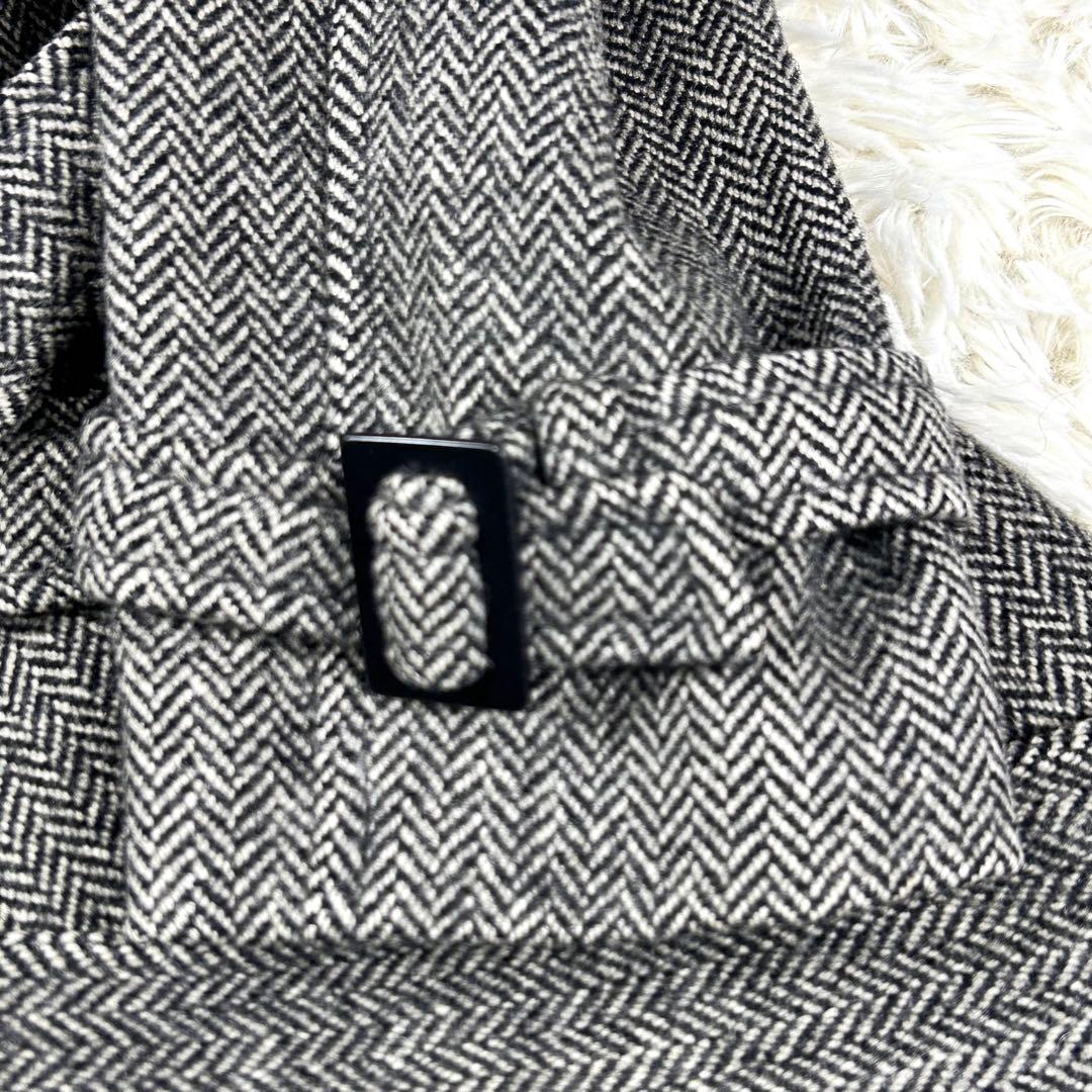 ポール＆ジョー ヴィンテージ ヘリンボーン ウール トレンチコート 52 XL