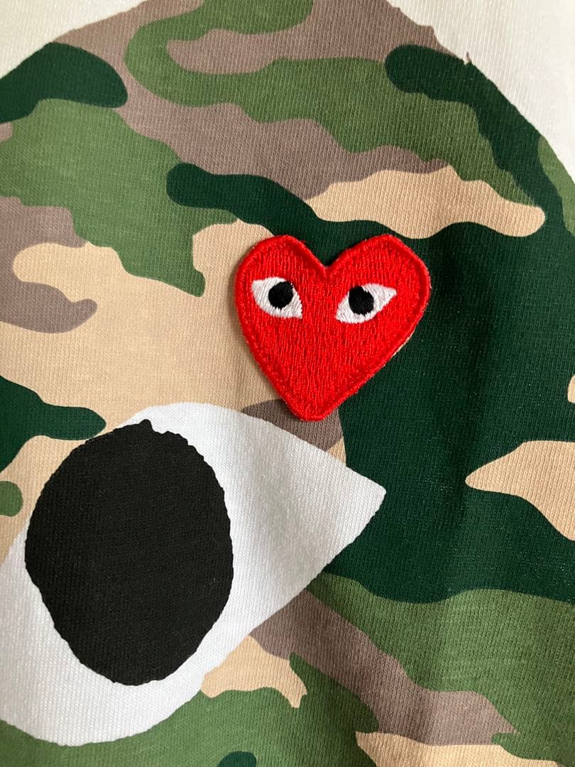 PLAY COMME des GARCONS カモフラージュハートTシャツ 迷彩