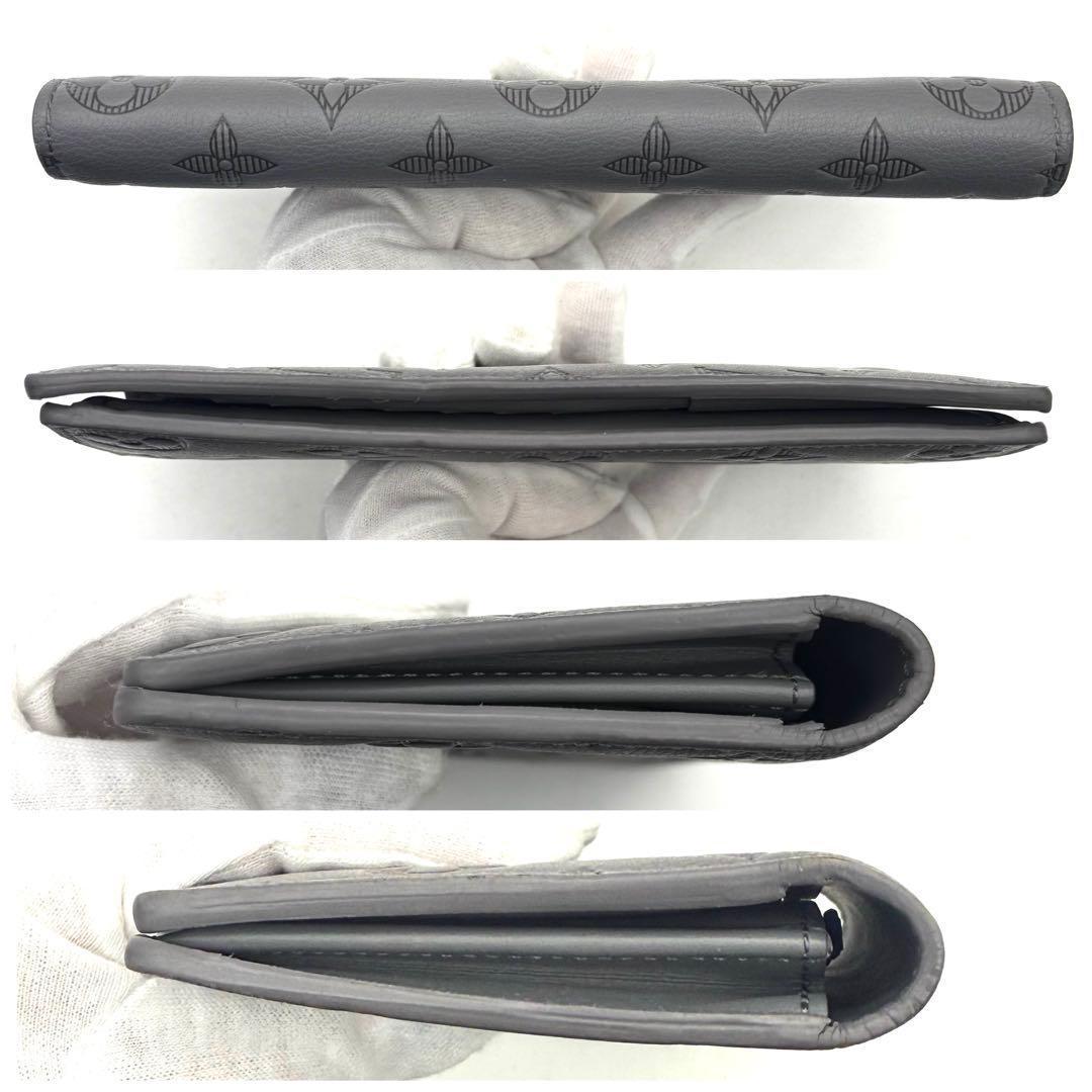 【極上美品】ルイヴィトンモノグラムシャドウポルトフォイユブラザ