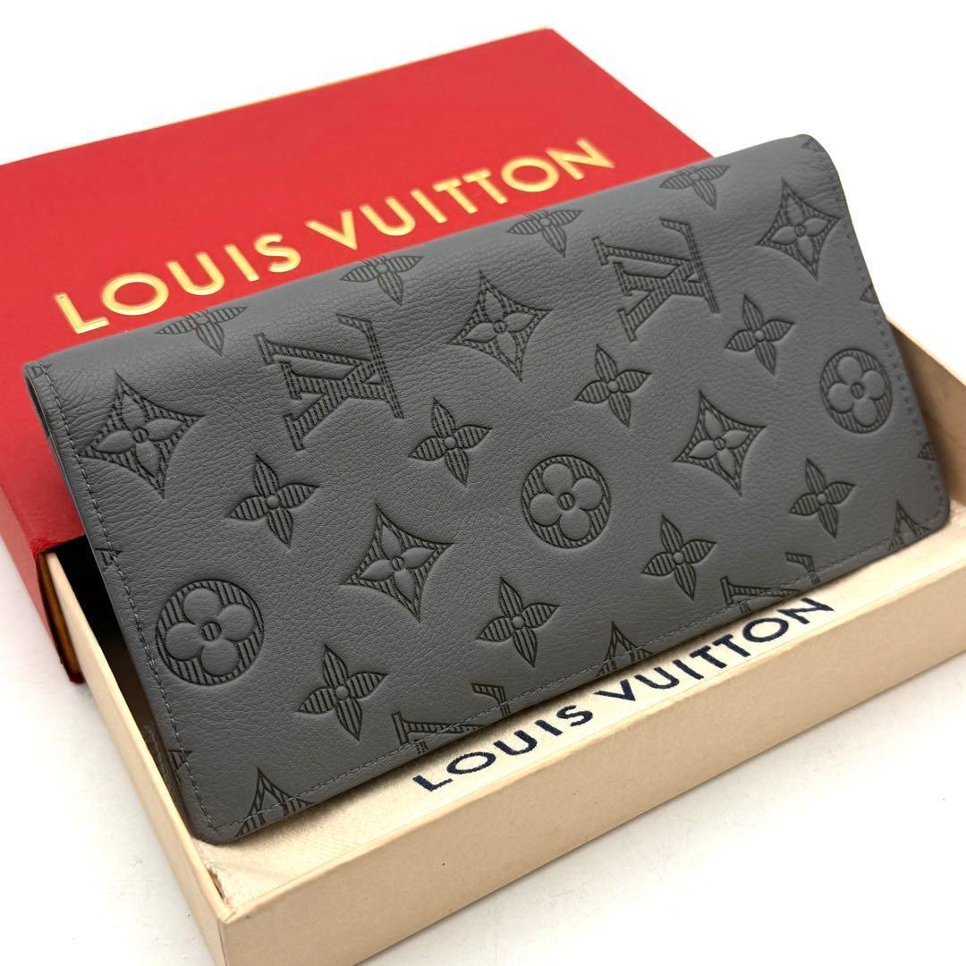 【極上美品】ルイヴィトンモノグラムシャドウポルトフォイユブラザ