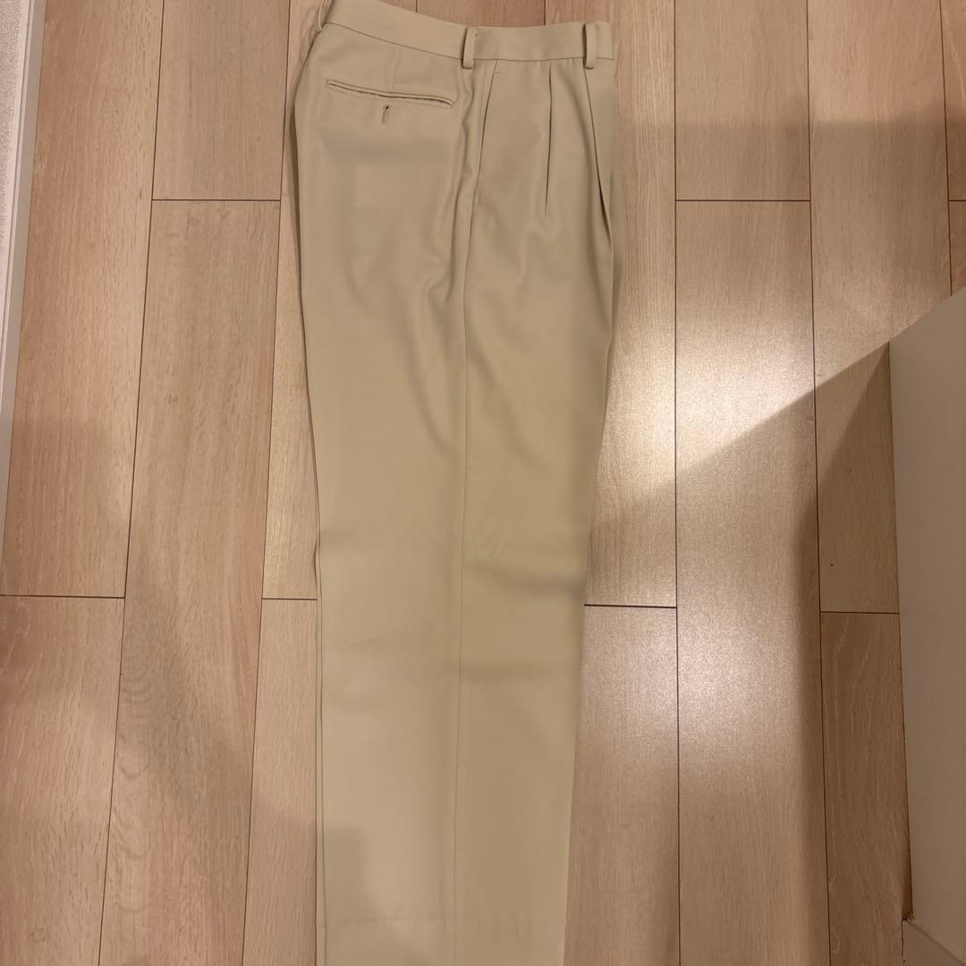 パンツ AURALEE LIGHT WOOL MAX GABARDINE TWOtuck