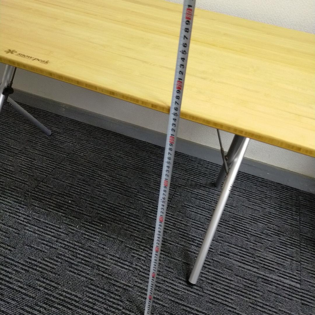 【スノーピーク/ peak/ワンアクションテーブルロング竹/美品】