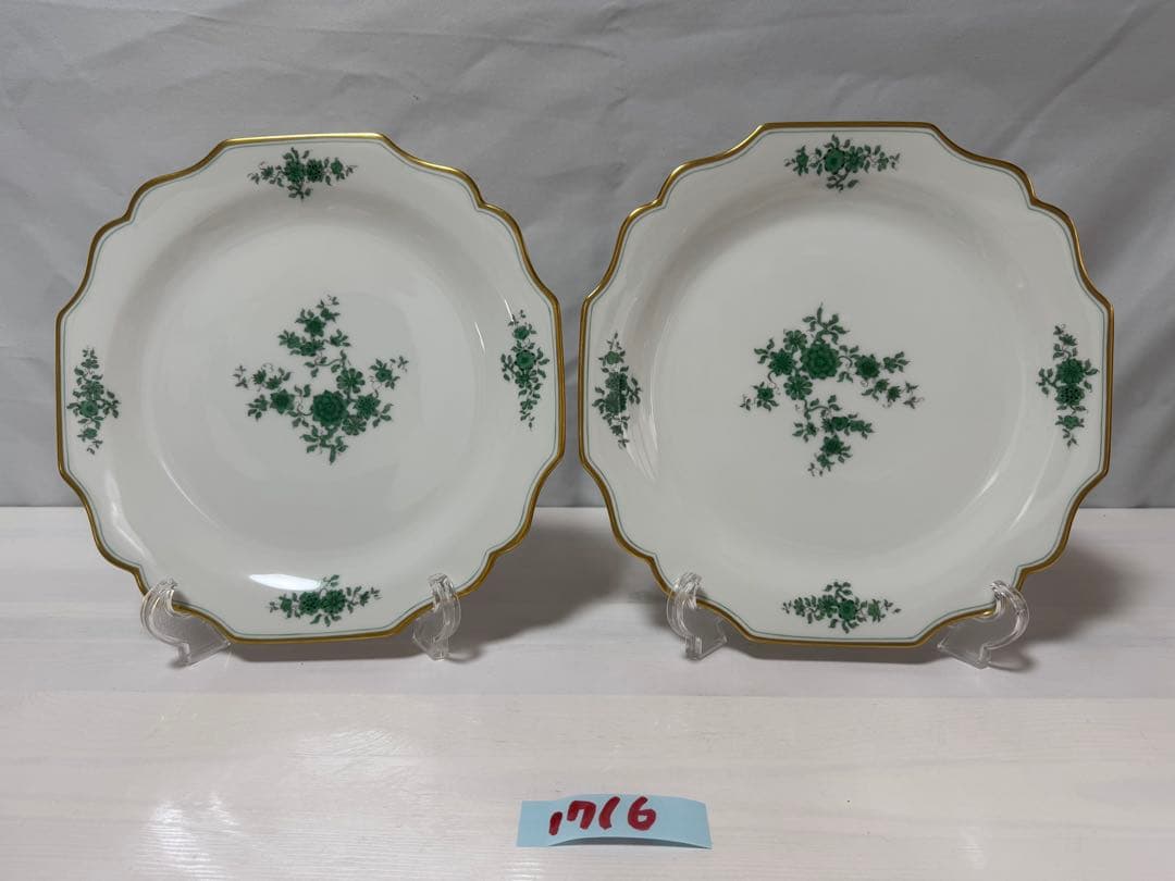 未使用品アウガルテン ウィーン プリンスオイゲン プレート 27cm ペア