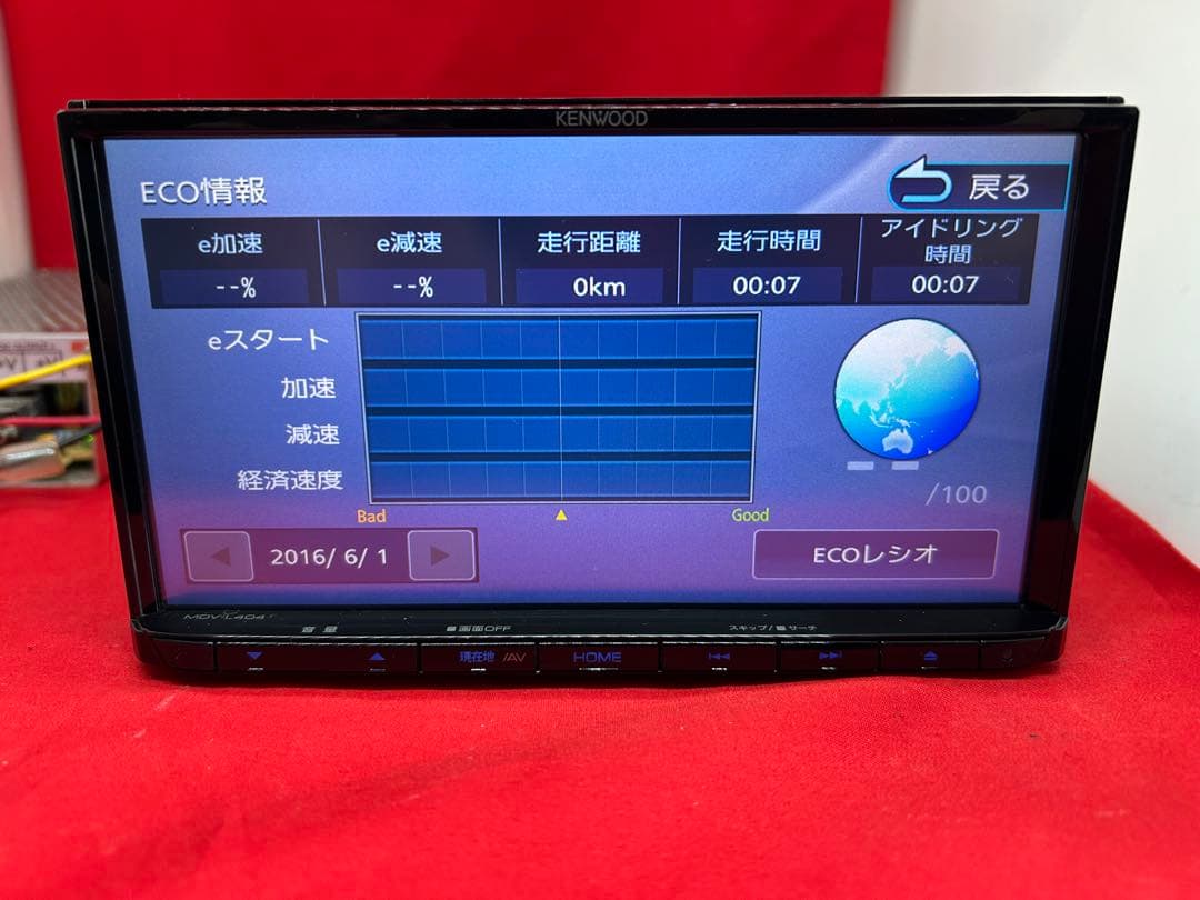 ⭐︎美品⭐︎KENWOOD 2024年春地図　MDV-L404新品バックカメラ付き