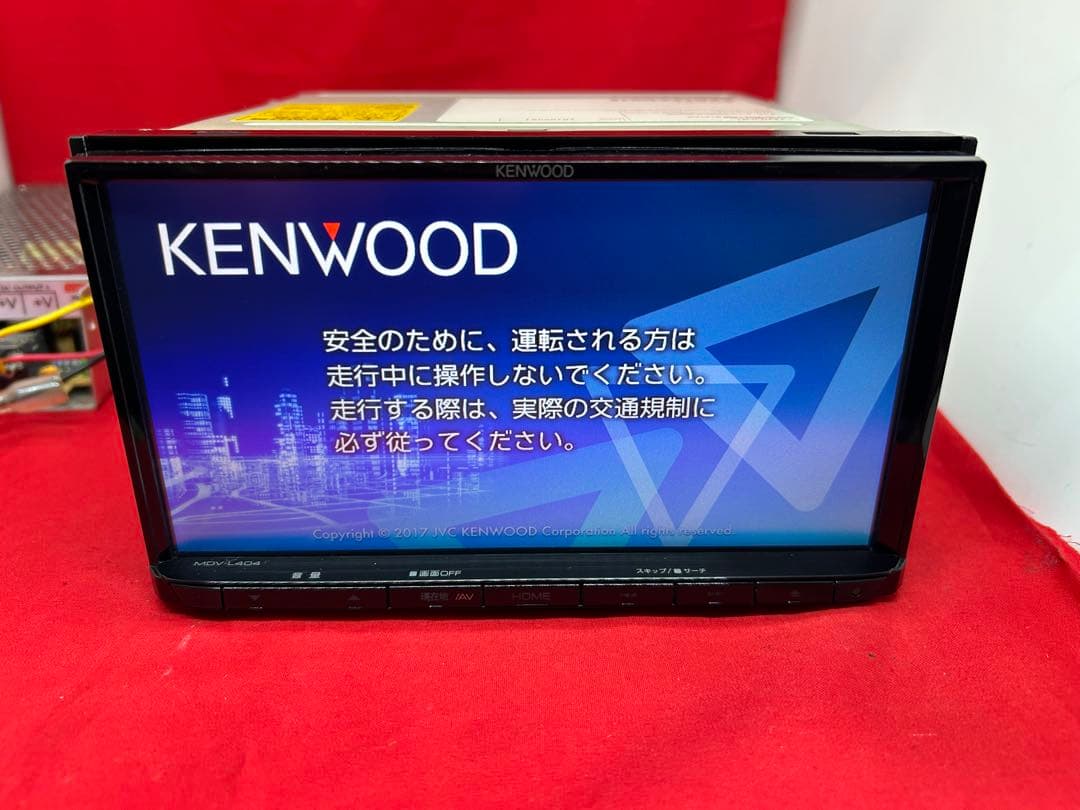 ⭐︎美品⭐︎KENWOOD 2024年春地図　MDV-L404新品バックカメラ付き