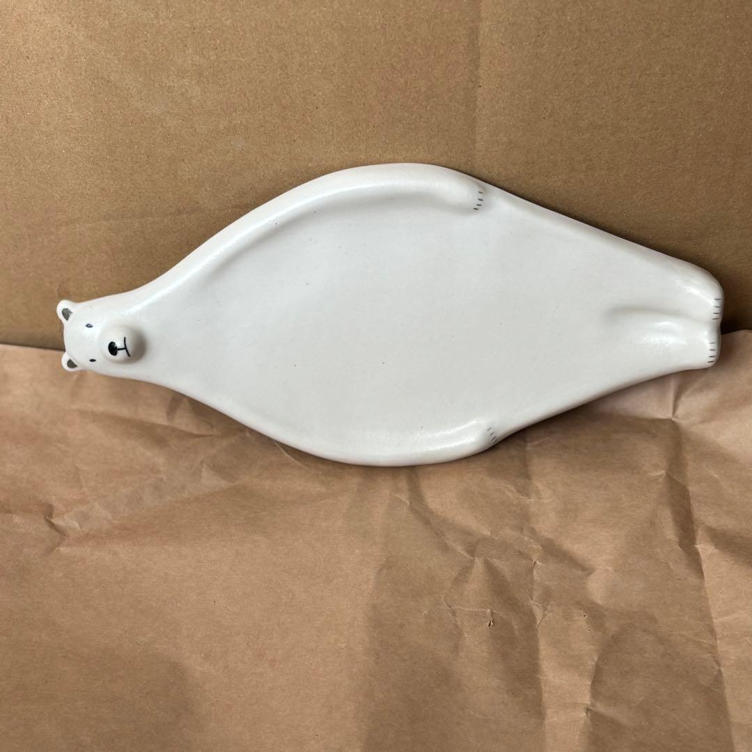 小堤晶子さん しろくまのプレート