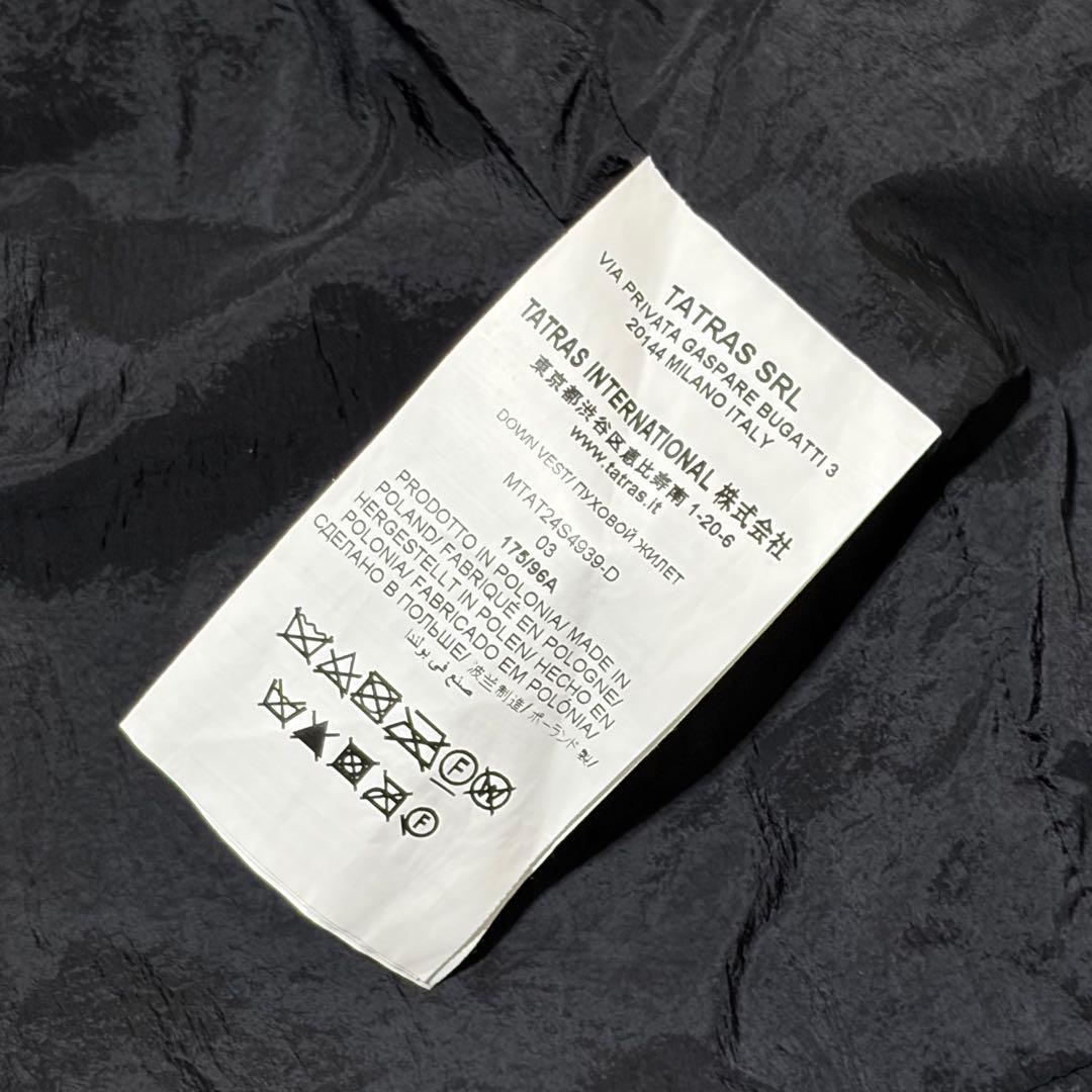 極美品　24年モデル　タトラス　オルガ　ダウンベスト　ブラック　3