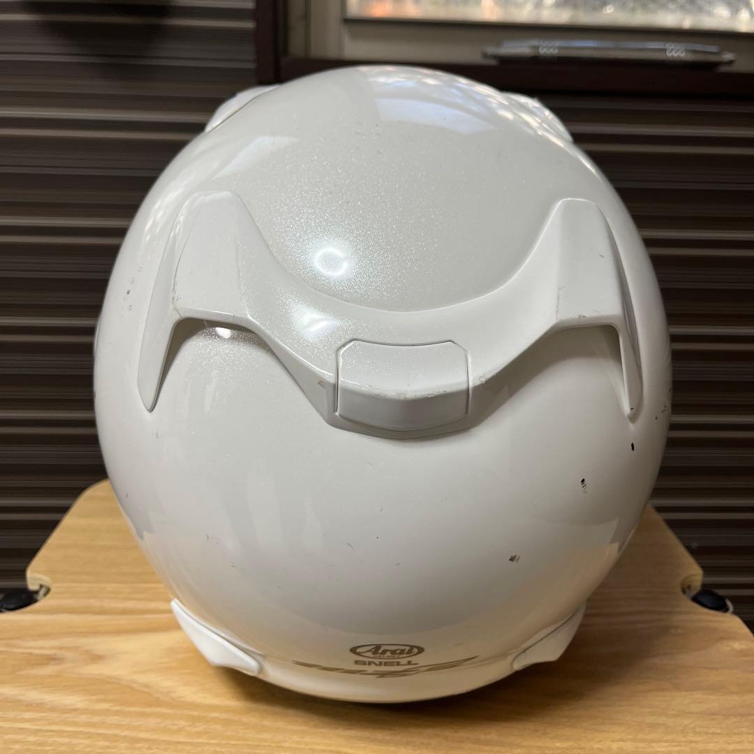 中古 アライ ARAI MZ-F グラスホワイト 【Sサイズ】 55-56cm