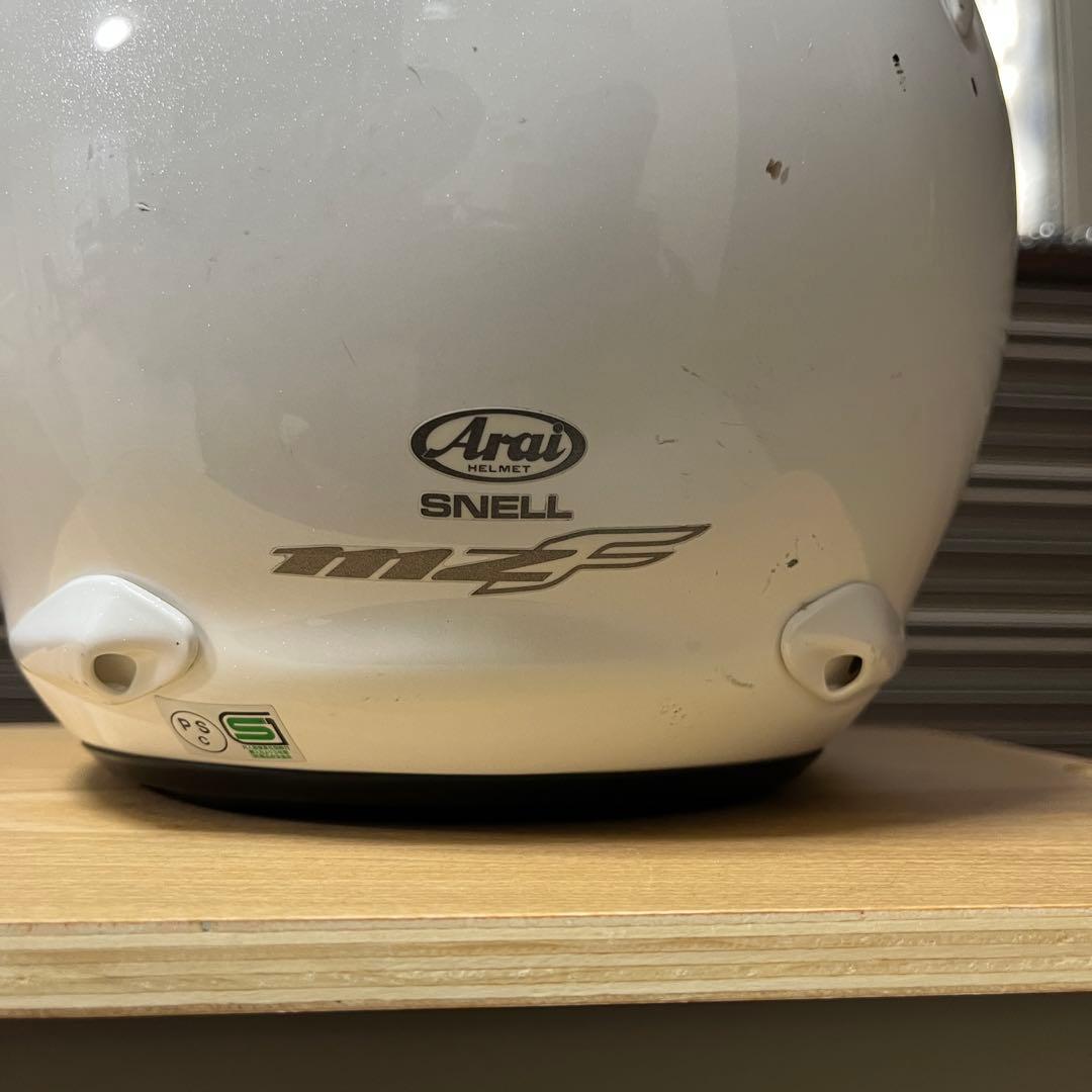 中古 アライ ARAI MZ-F グラスホワイト 【Sサイズ】 55-56cm