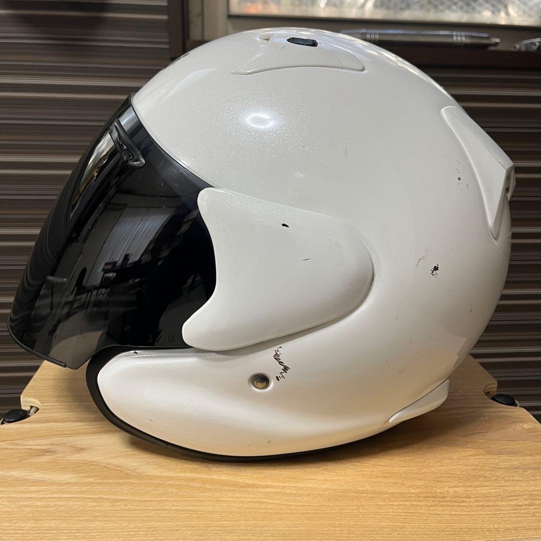 中古 アライ ARAI MZ-F グラスホワイト 【Sサイズ】 55-56cm