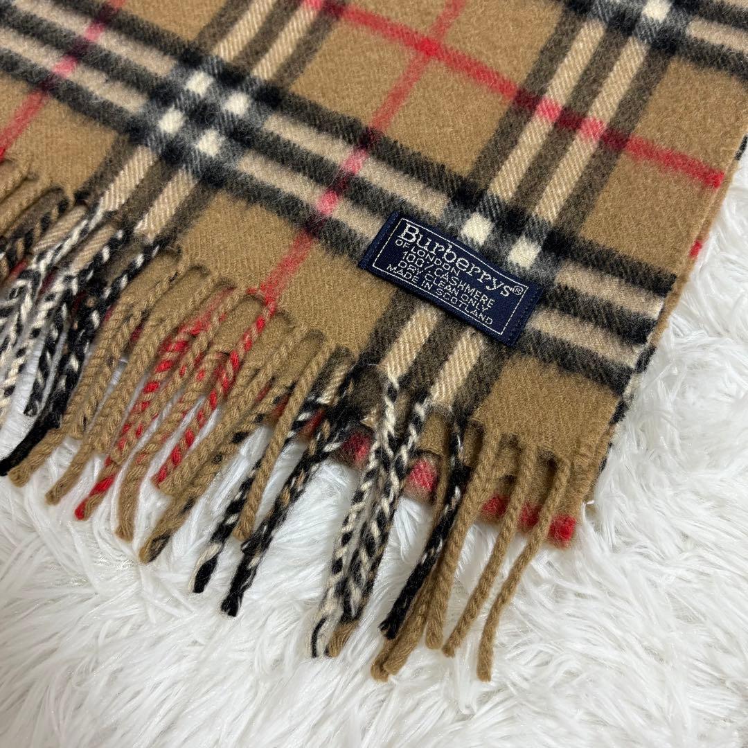 Burberry バーバリー　ノバチェック柄　マフラー　カシミヤ100%