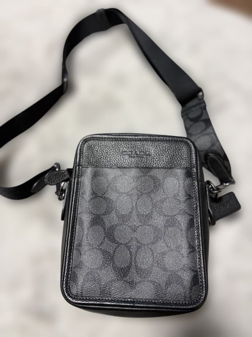 coach メンズ ショルダーバッグ ブラック