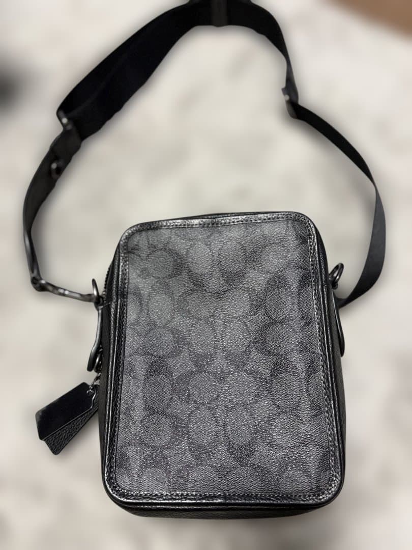 coach メンズ ショルダーバッグ ブラック