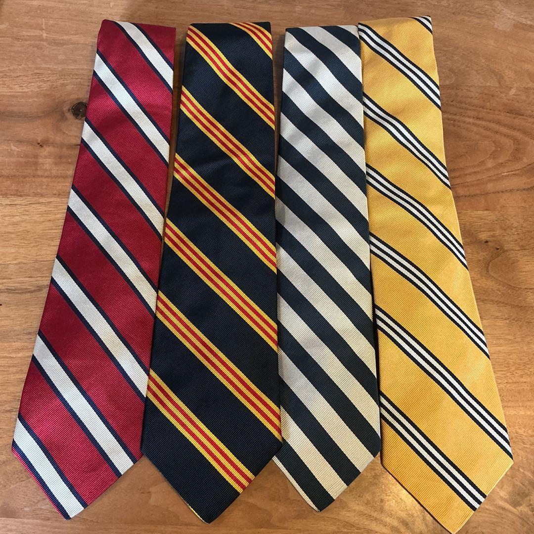 ブルックスブラザーズ ネクタイ 4本セット 絹 シルク