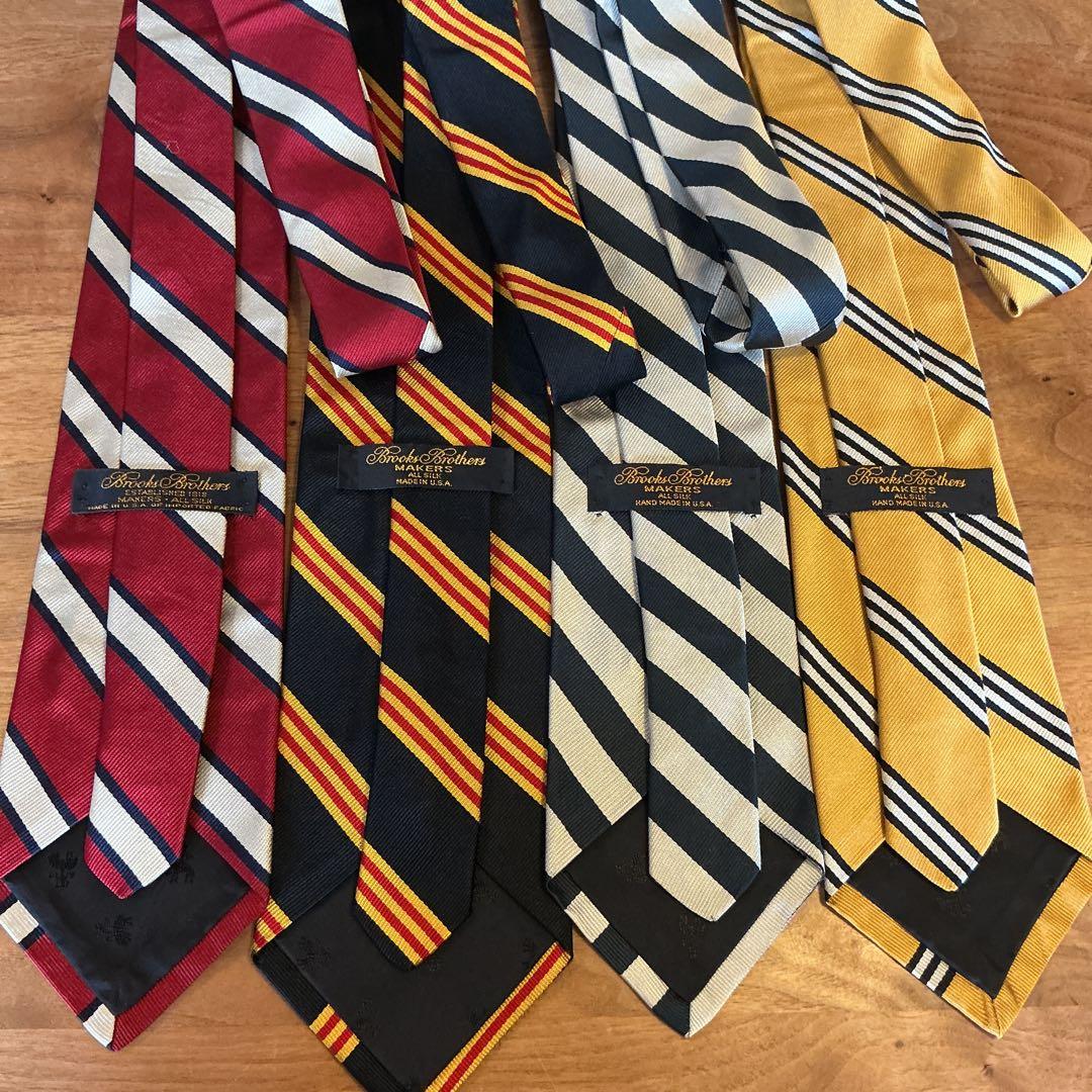 ブルックスブラザーズ ネクタイ 4本セット 絹 シルク
