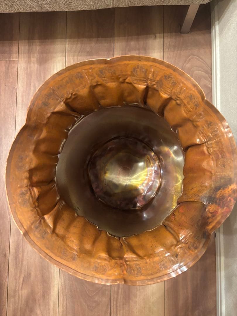 【値下げ 未使用品】イタリア製　傘立て　銅製アンブレラスタンド　STEFANI