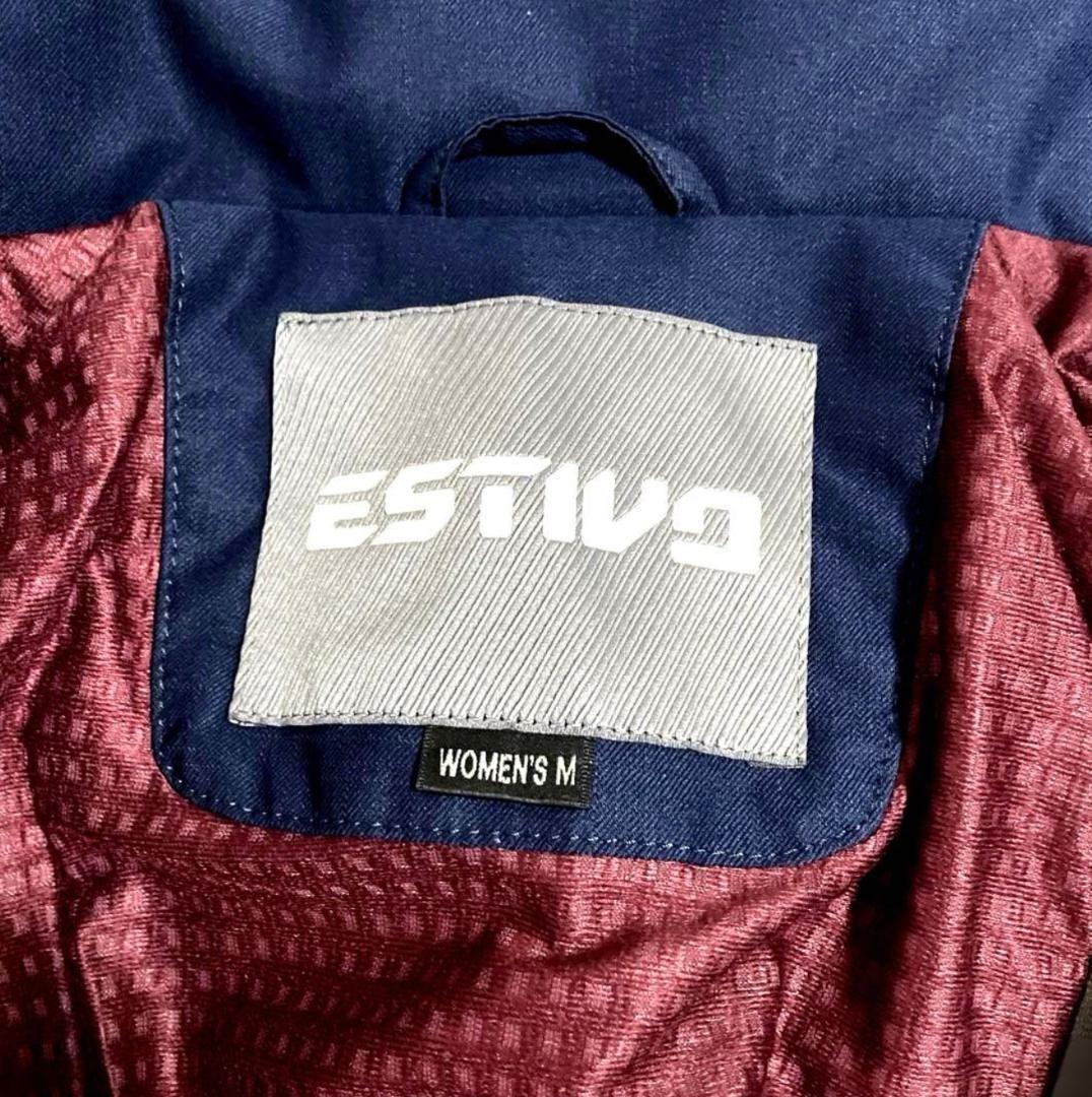 美品 原価3万 ESTIVO スノボウェア スノーボード 防水 M 花柄 ピンク