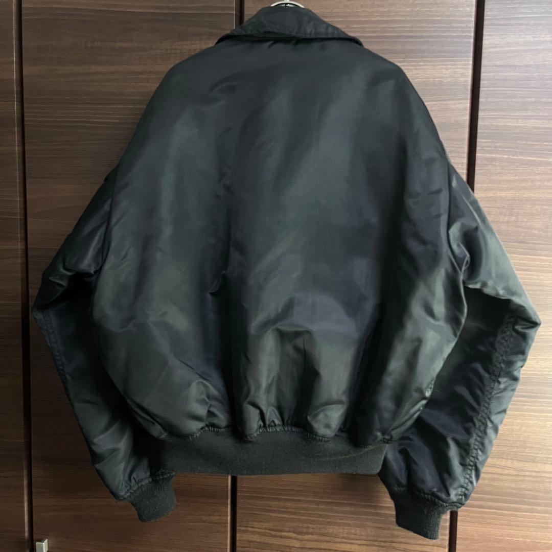 CWU-45P フライトジャケット X-LARGE 黒 IDEALジップ 米軍