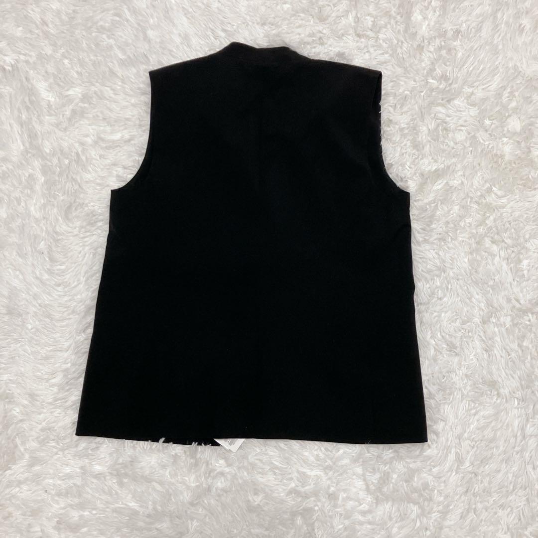 【タグ付き】plage プラージュ calla lily ジレ ブラック 38