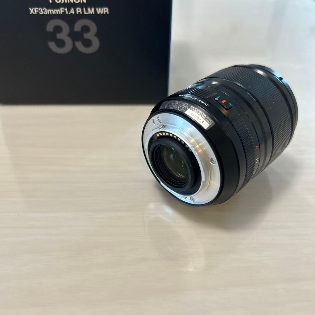 【純正角型フード付】FUJINON XF33mmF1.4 R LM WR レンズ