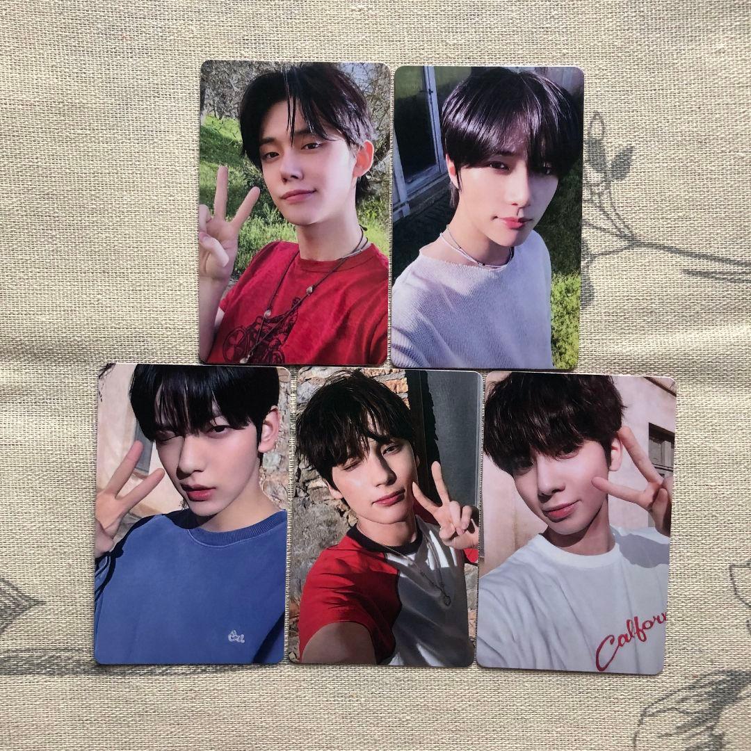 TXT 再生キャンペーン LINE MUSIC 5枚全員 トレカ