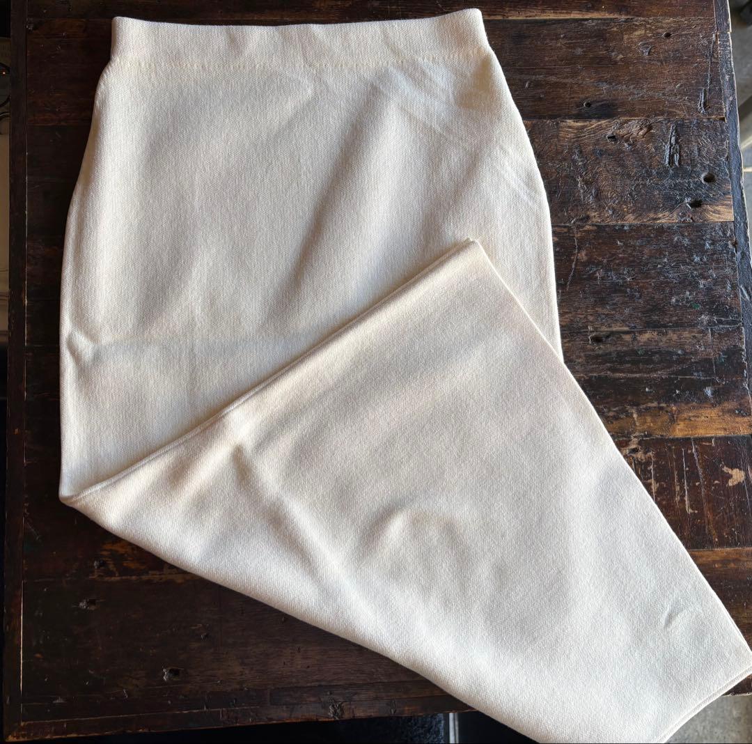 FRAMeWORKダブルジャガードプルオーバーダブルジャガードストレートスカート