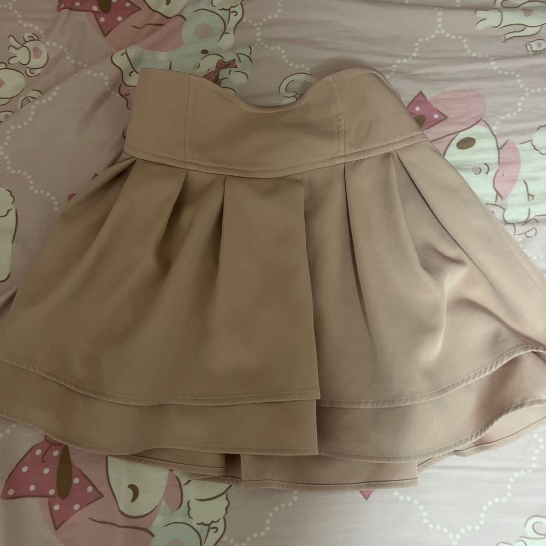 ♡ミシェルマカロン 美脚エレガントスカートブラック＆ピンク♡