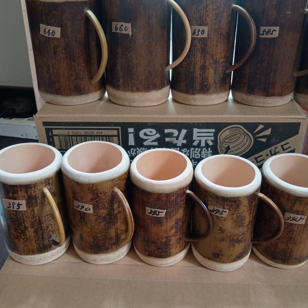 tomoegozen専用　竹製ビアジョッキ18個