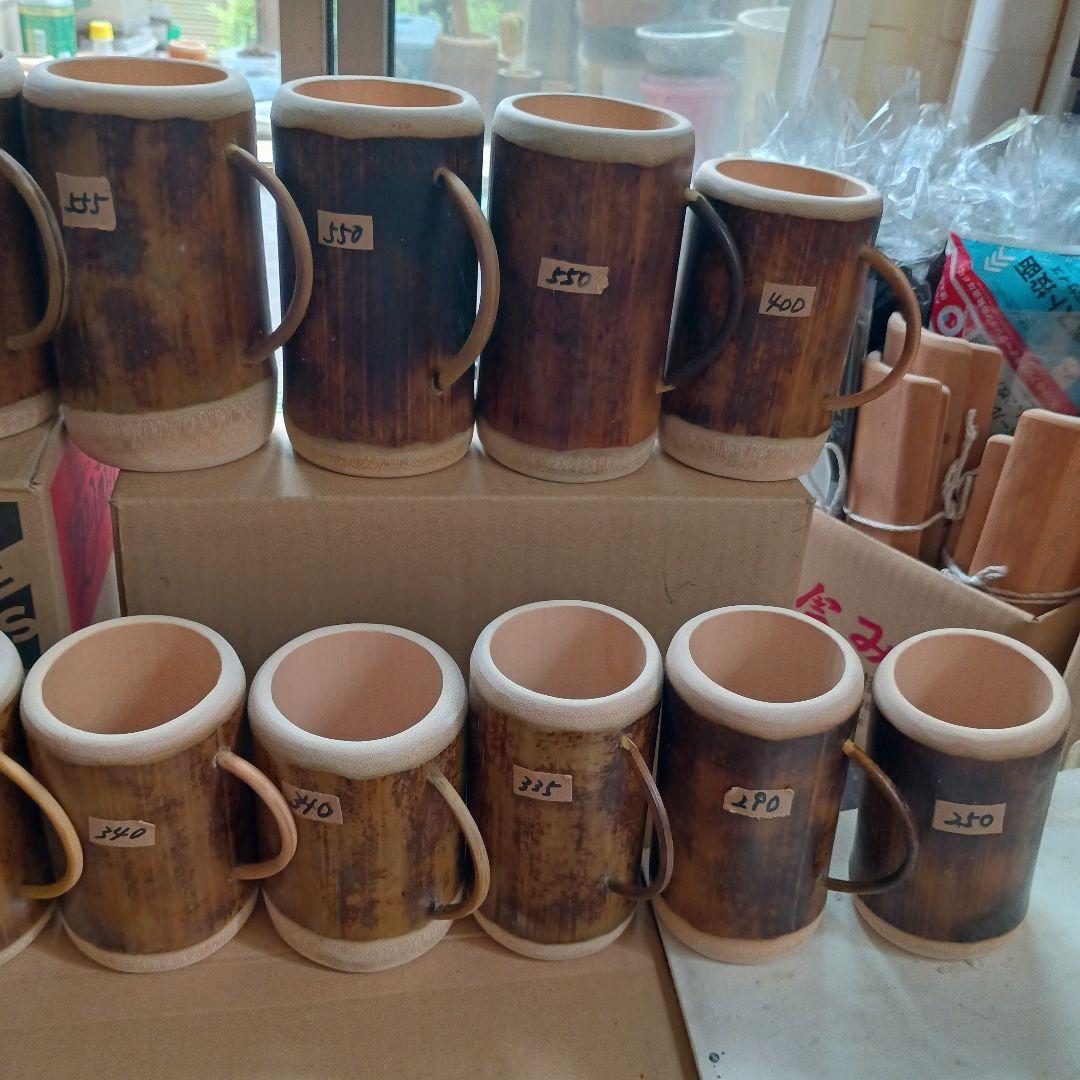 tomoegozen専用　竹製ビアジョッキ18個