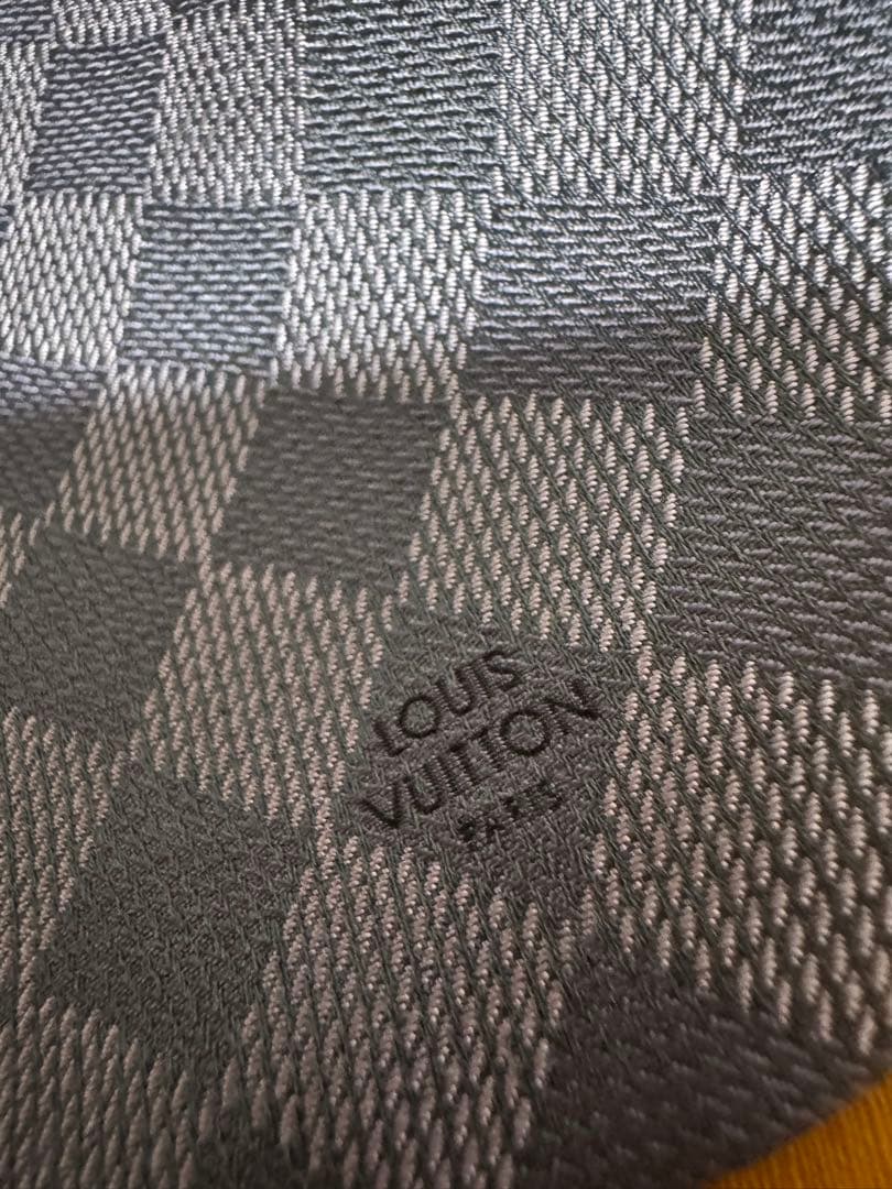 値下げ！Louis Vuitton ダミエ柄　ネクタイ