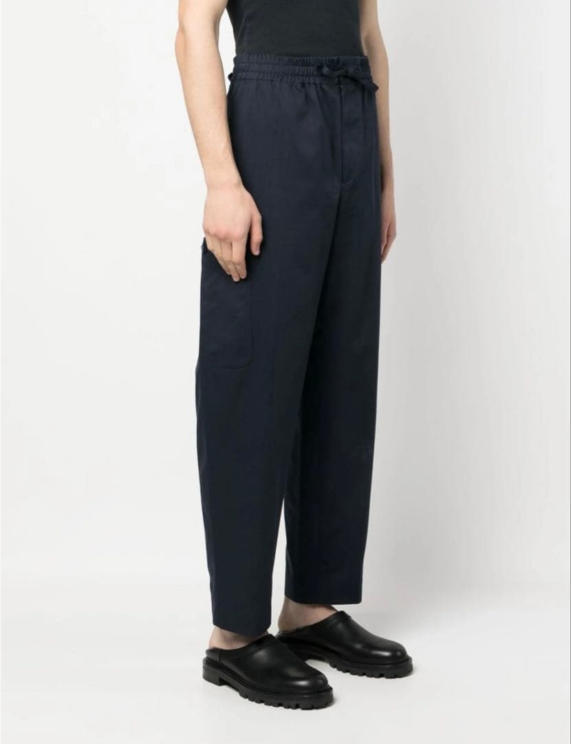 新品　KENZO チノ素材カーゴパンツ　ネイビー　S