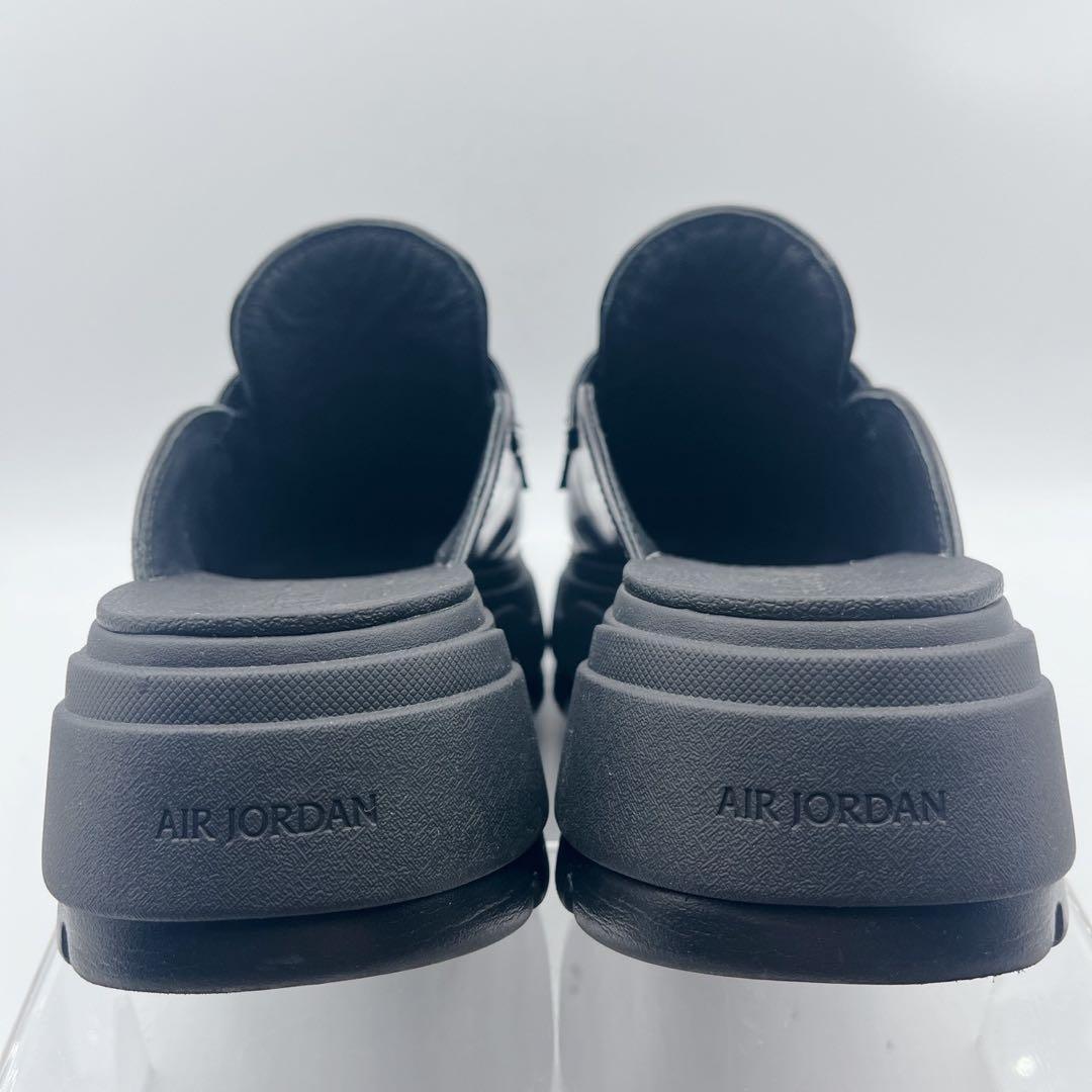 希少サイズ❗️極美品✨エアジョーダン ミュール ローファー 黒 29cm 厚底