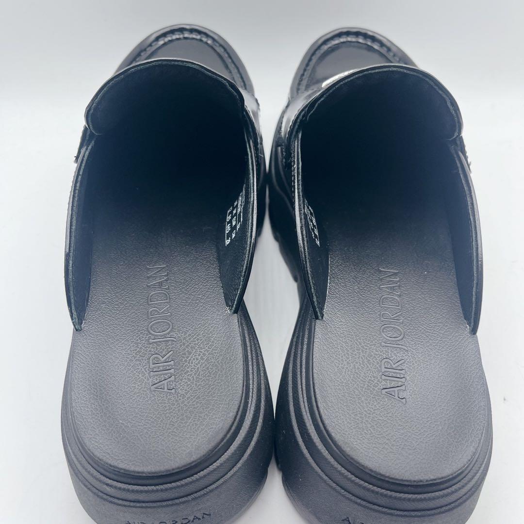 希少サイズ❗️極美品✨エアジョーダン ミュール ローファー 黒 29cm 厚底