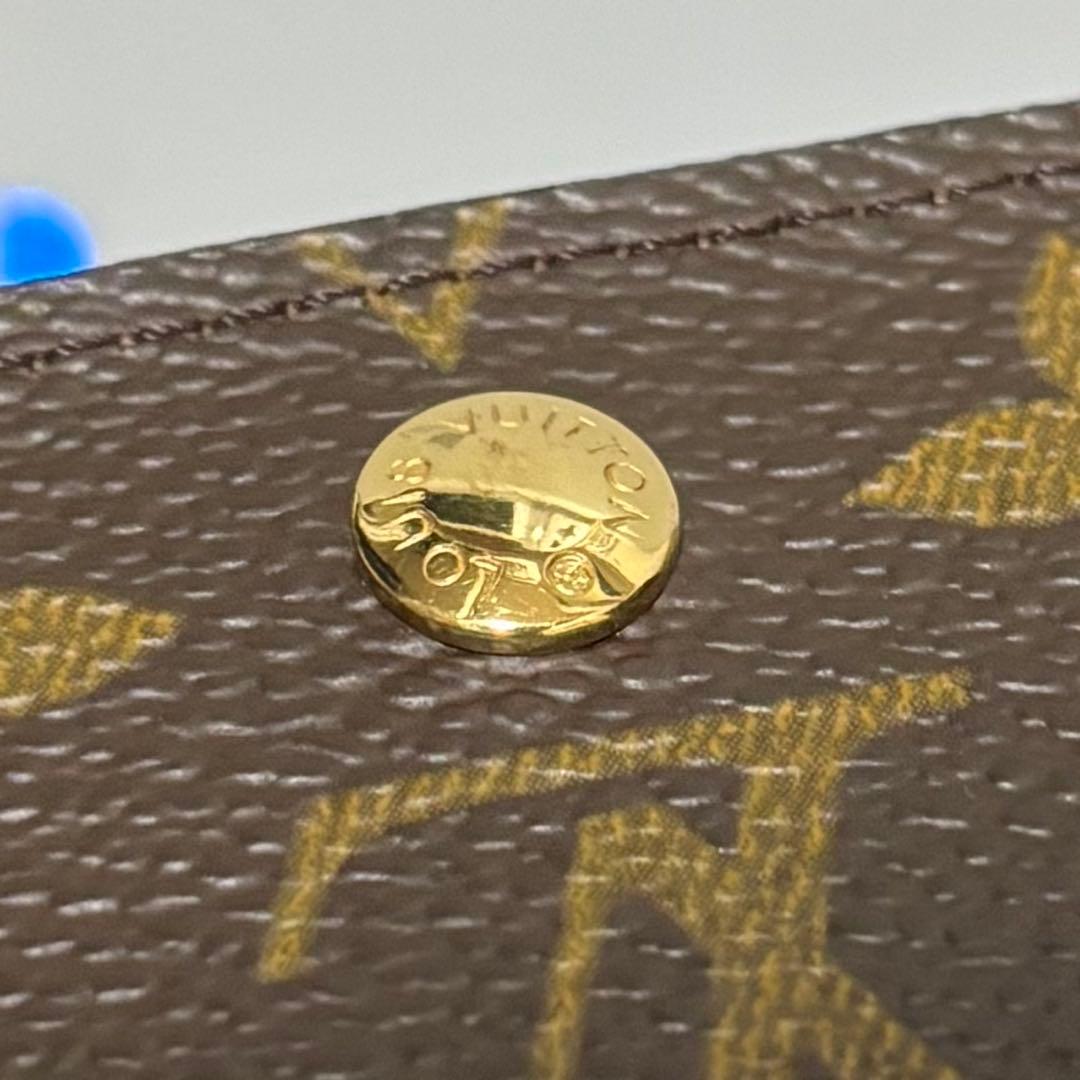 ☆美品☆ルイヴィトン モノグラム 折り財布 ポルトモネビエトレゾール ウォレット