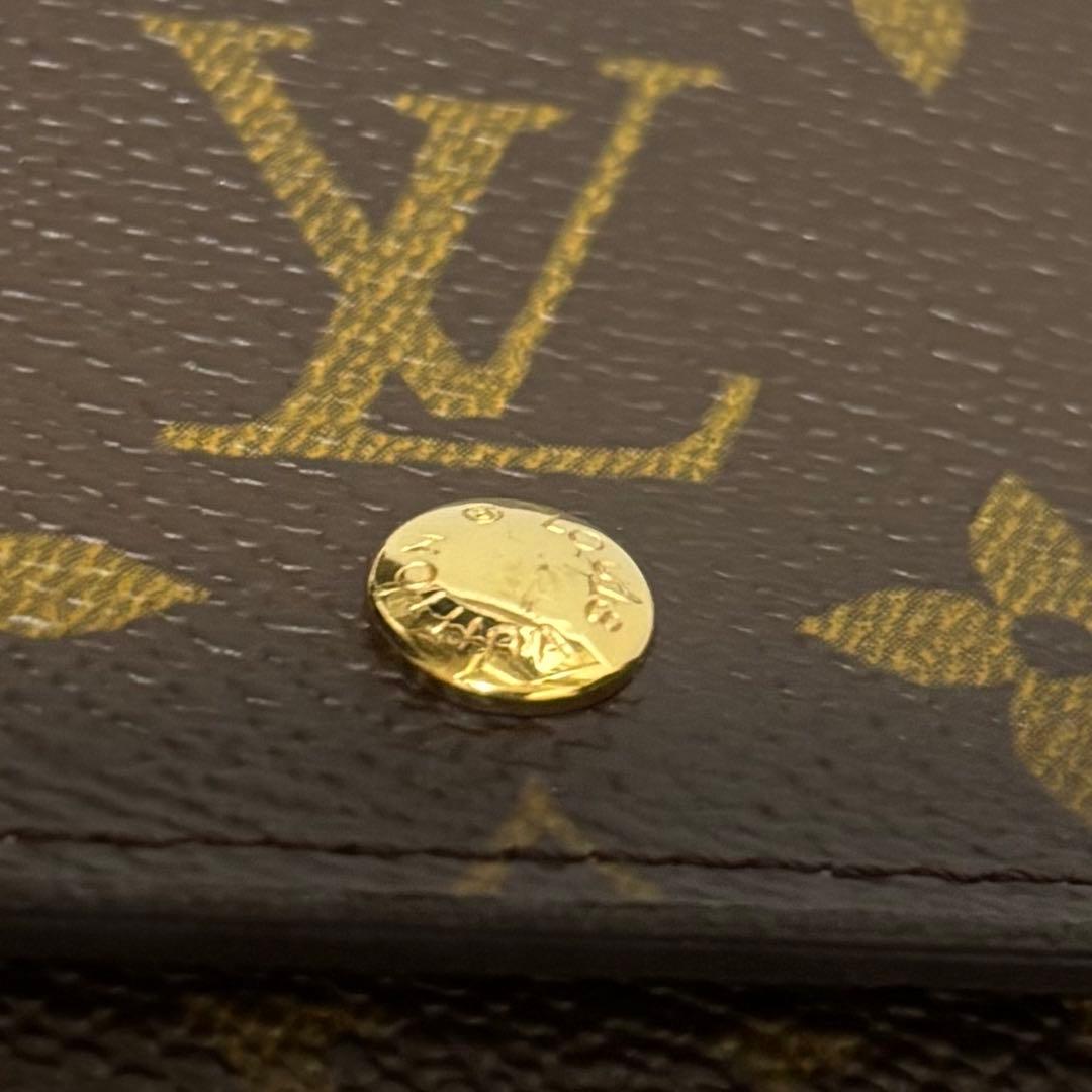 ☆美品☆ルイヴィトン モノグラム 折り財布 ポルトモネビエトレゾール ウォレット