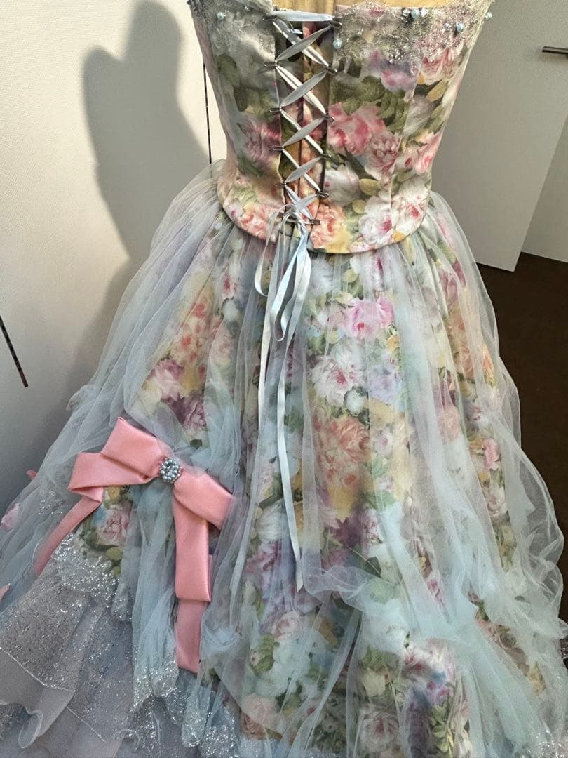 マリア・ローザ MAR-1024 花柄フレアドレス 9-13T