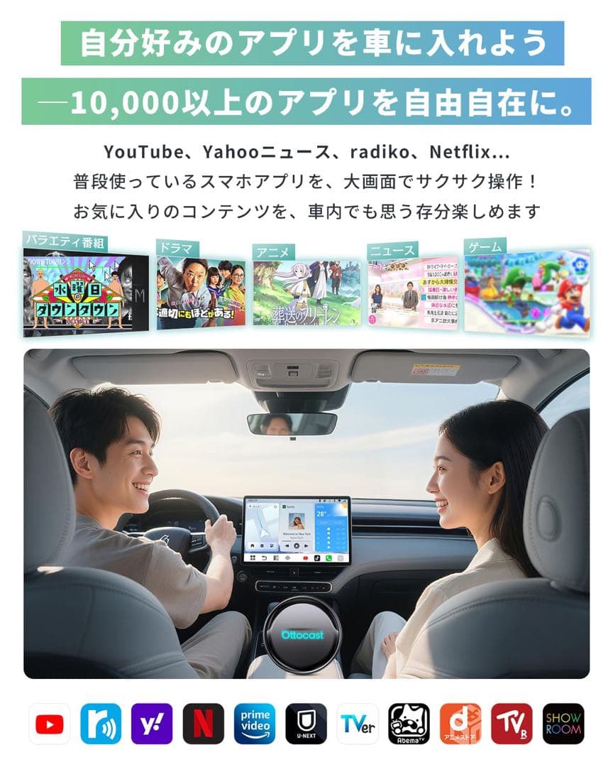 Ottocast P3 Pro オットキャスト OttoAibox カーナビ