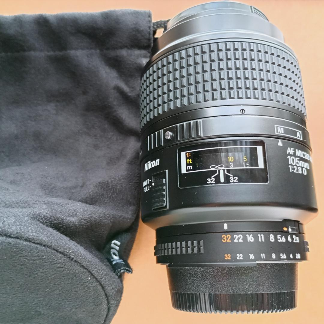 Nikon AF MICRO NIKKOR 105mm 1:2.8 D 美品