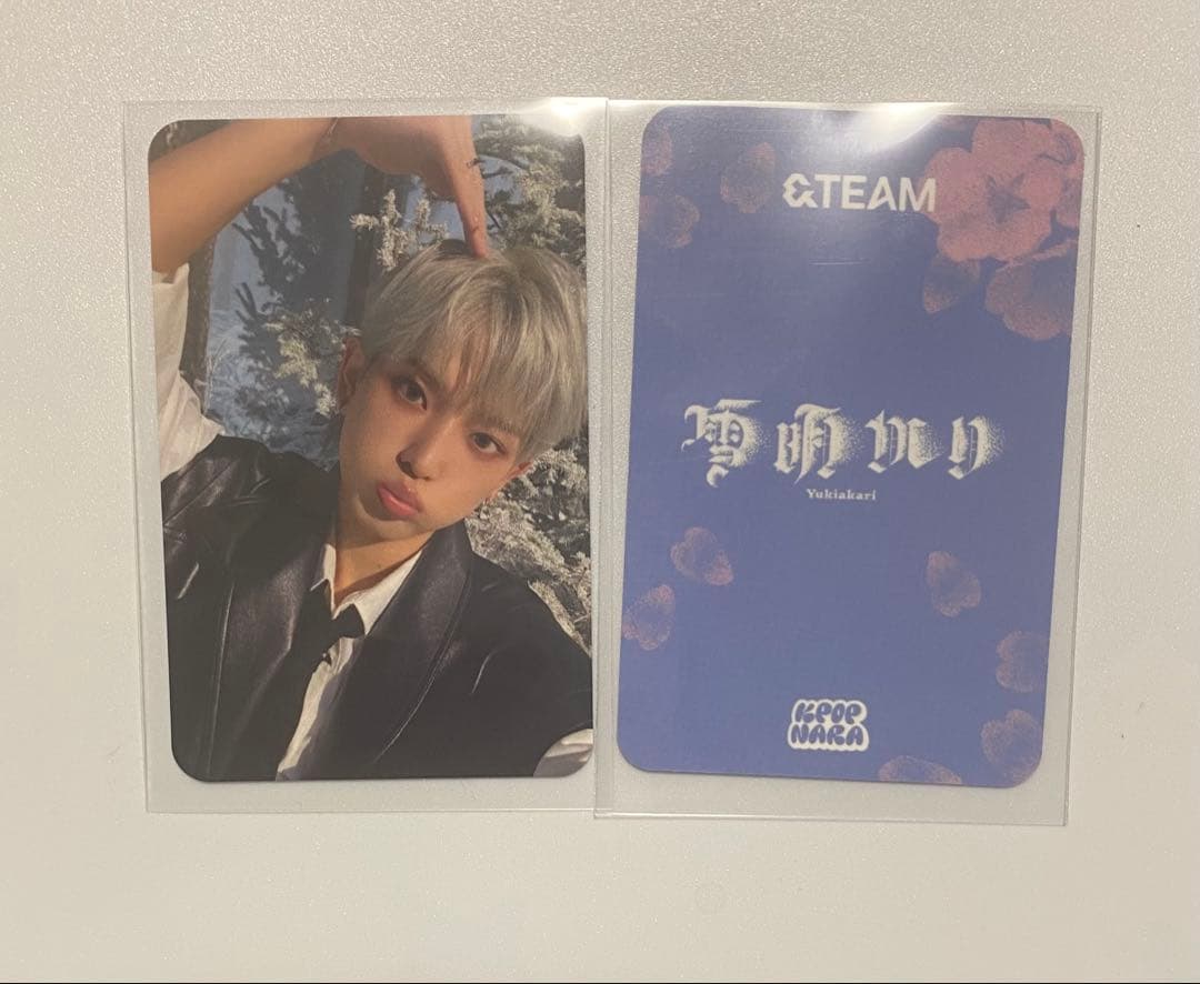 &TEAM 雪明かり　トレカ　ラキドロ　kpopnara ハルア　HARUA