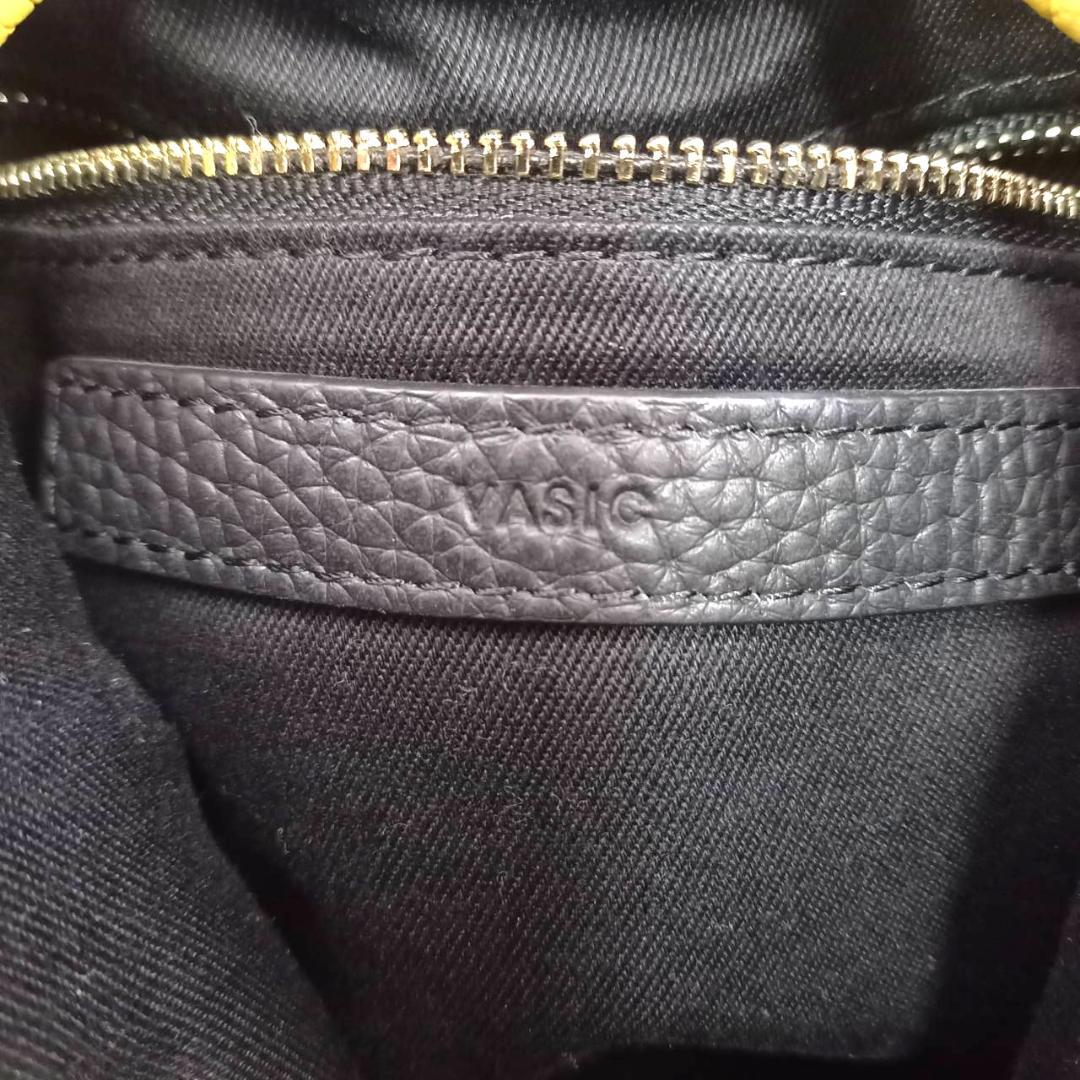 ✨良品✨ Vasic bond mini 巾着 トートバッグ レザー イエロー