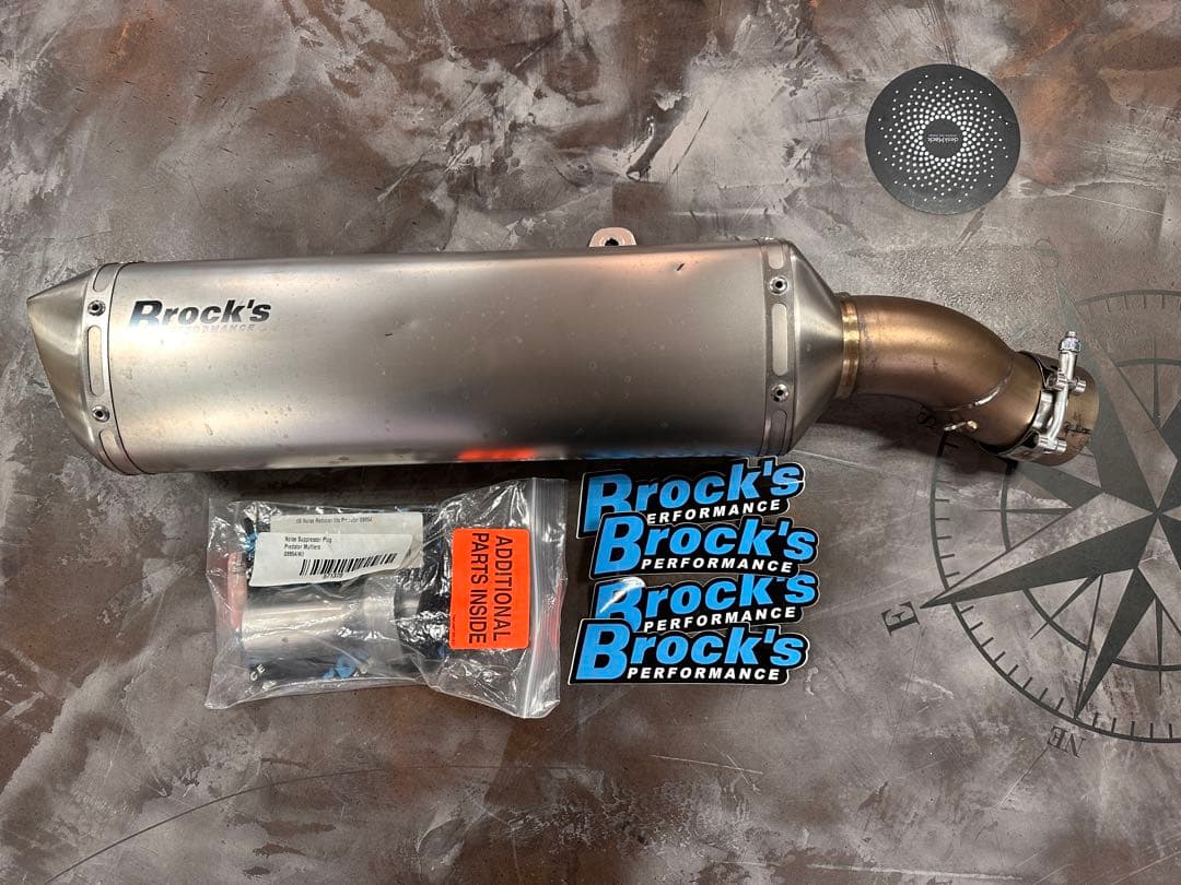 Brock's ステンレスマフラー ninjaH2SXSEカワサキ用 ポン付け